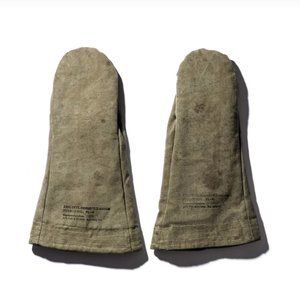 Puebco Vintage Tent Fabric Oven Mitts (2 sets/4 total)